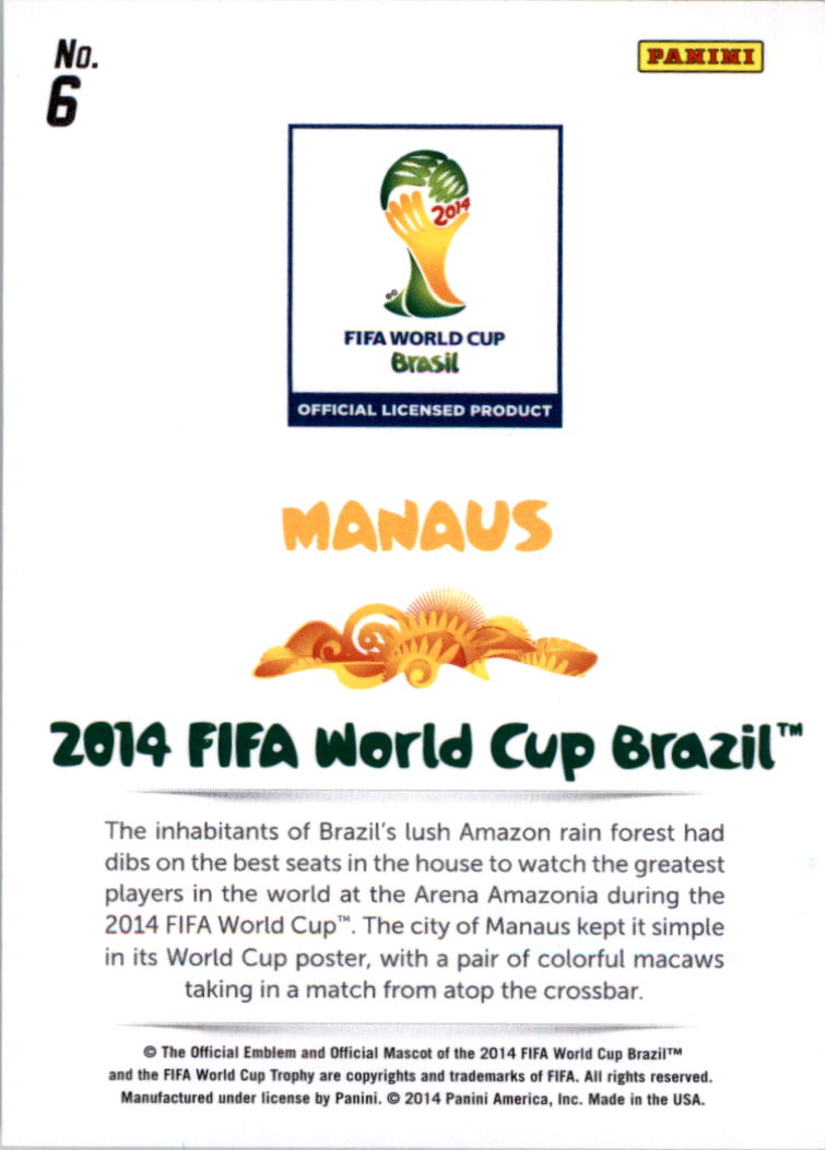 gotbaseballcards 2014 Panini Prizm Copa del Mundo de carteles de la Copa del Mundo-Usted Elige