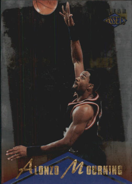 1996 Clear Assets 4 Alonzo Mourning NM MT The Stadium Beckett