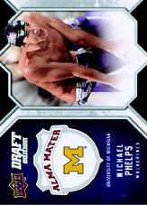 2009-10 Upper Deck Draft Edition Alma Mater #AMMP Michael Phelps