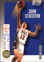 1992-93 SkyBox Olympic Team #USA3 John Stockton