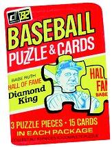 1982 Donruss Baseball Wax Pack