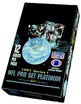 1991 Pro Set Platinum Football Hobby Box Series 1