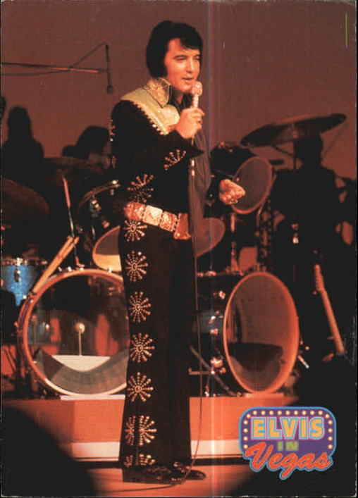 1992 ELVIS COLLECTION #568 CARD ELVIS PRESLEY PLAYING THE DRUMS 