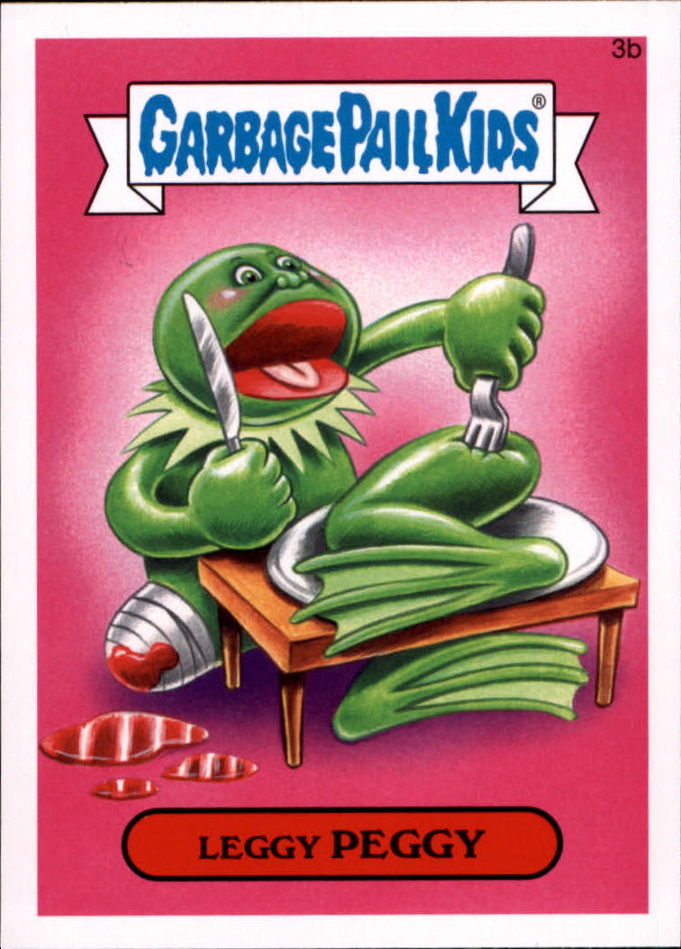 2015 garbage pail kids series one #3b leggy peggy