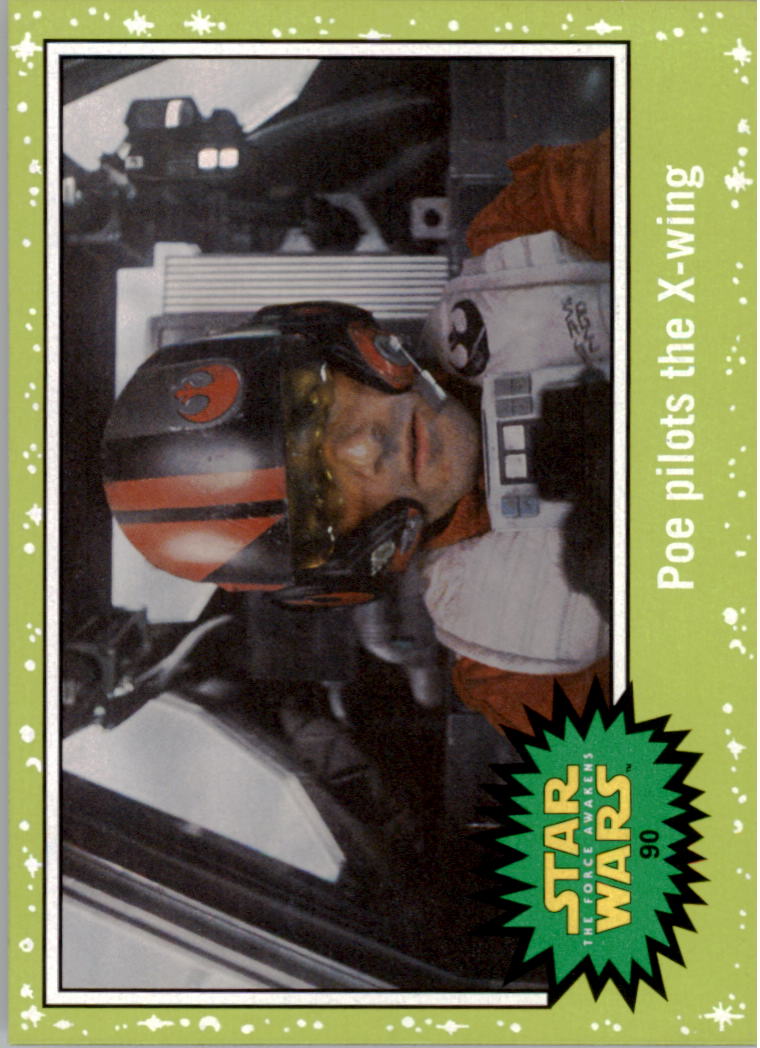 2015 Topps Star Wars Journey To The Force Awakens Jabba Slime Green 90