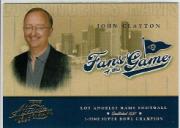 2004 Absolute Memorabilia Fans of the Game #FG5 John Clayton