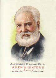 2007 Topps Allen and Ginter #9 Alexander Graham Bell