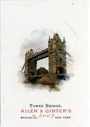 2007 Topps Allen and Ginter #192 Tower Bridge