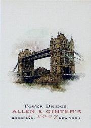 2007 Topps Allen and Ginter Mini A and G Back #192 Tower Bridge