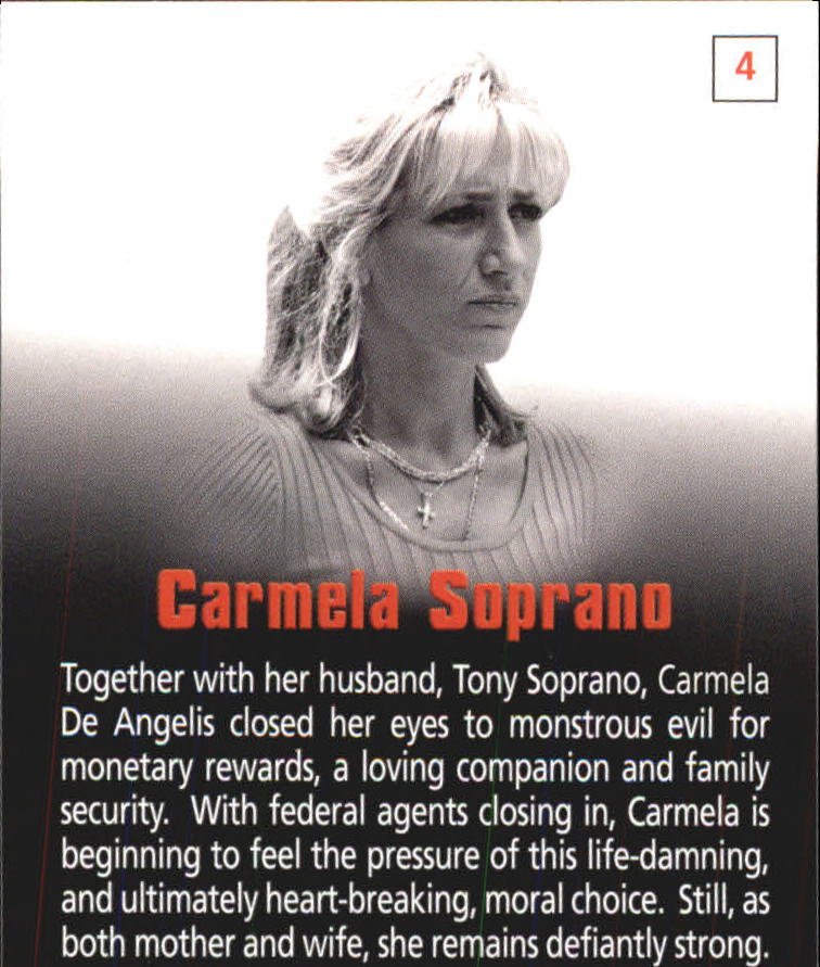 2005 the sopranos season one #4 carmela soprano