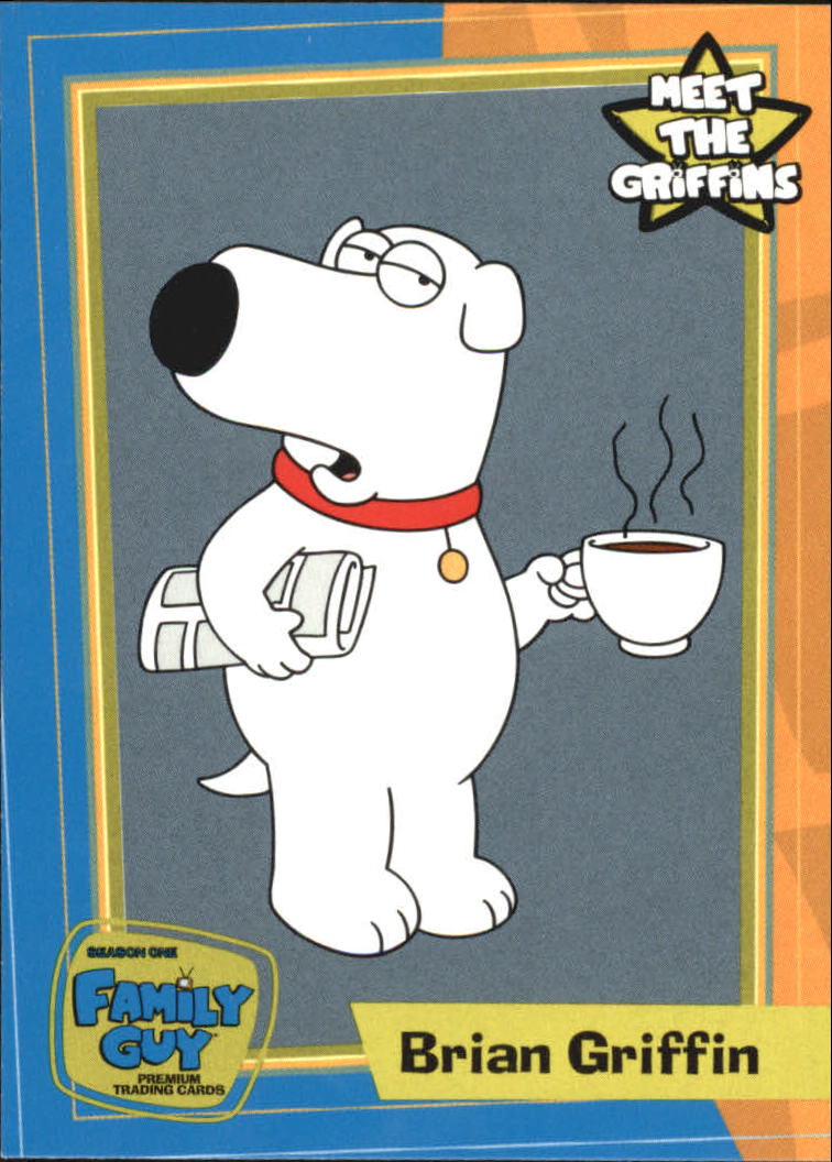 2005 family guy season one #6 brian griffin