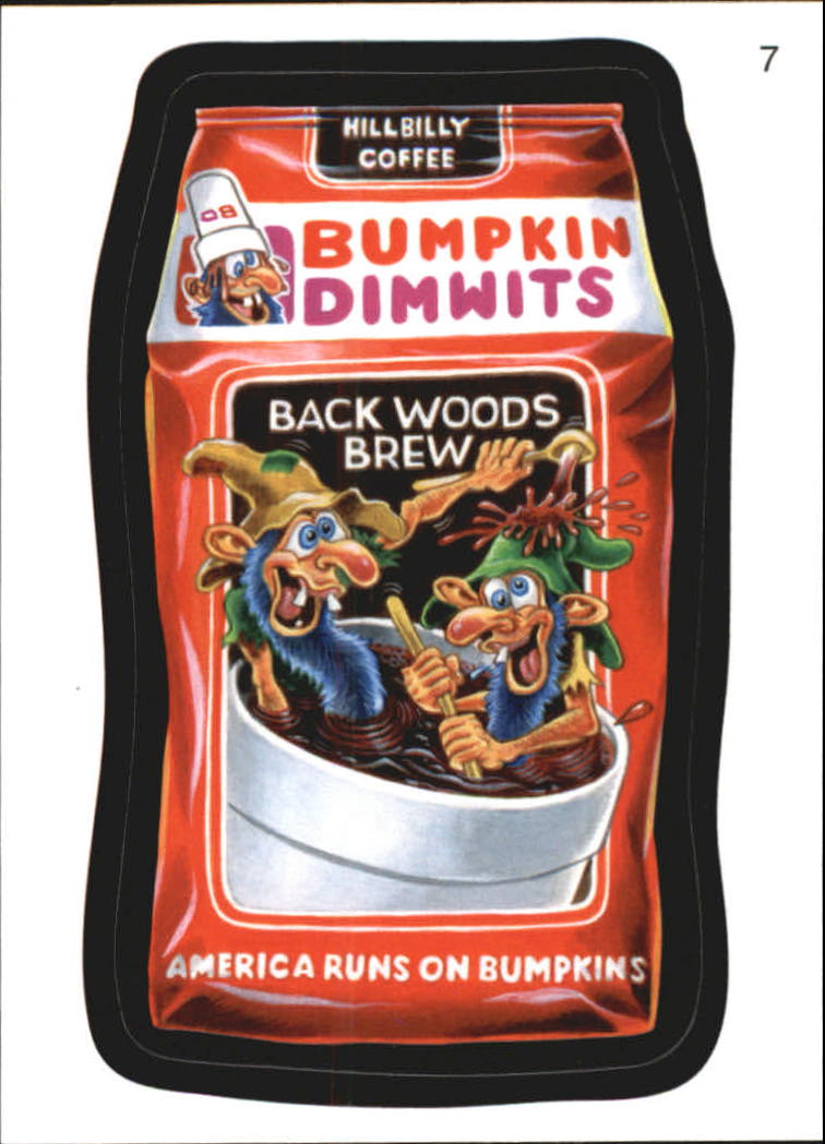 2010 wacky packages series 7 #7 bumpkin dimwits