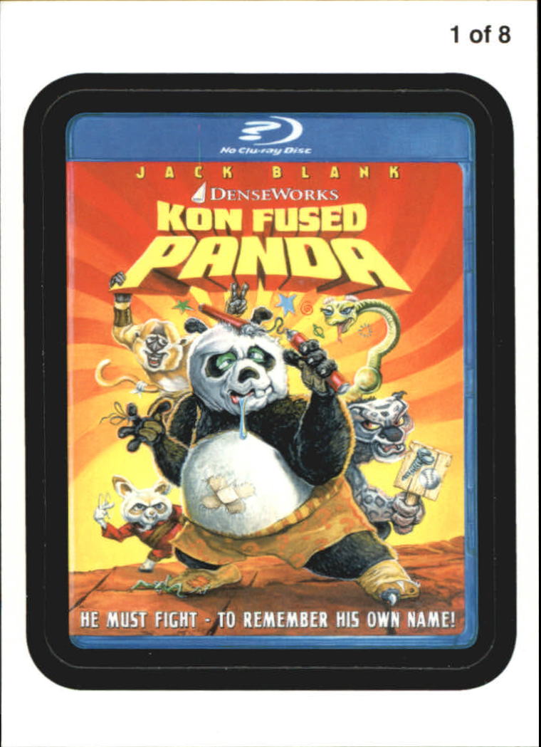 2011 Wacky Packages Series 8 Go to the Movies 1 Kon Fused Panda eBay