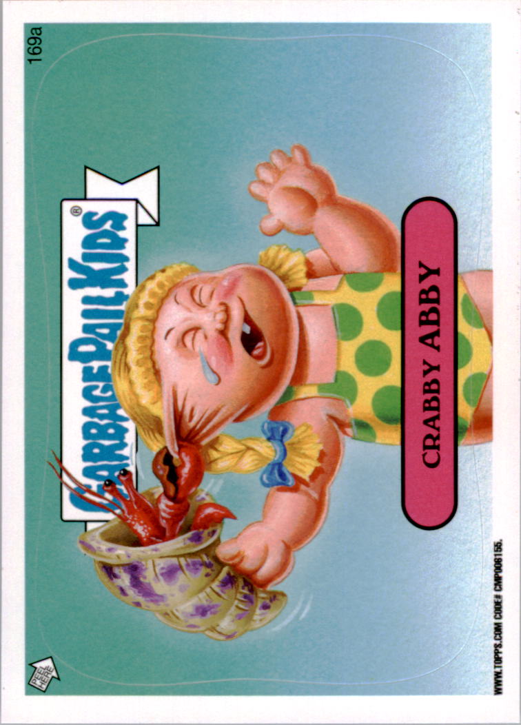 2013 garbage pail kids series three #169a crabby abby