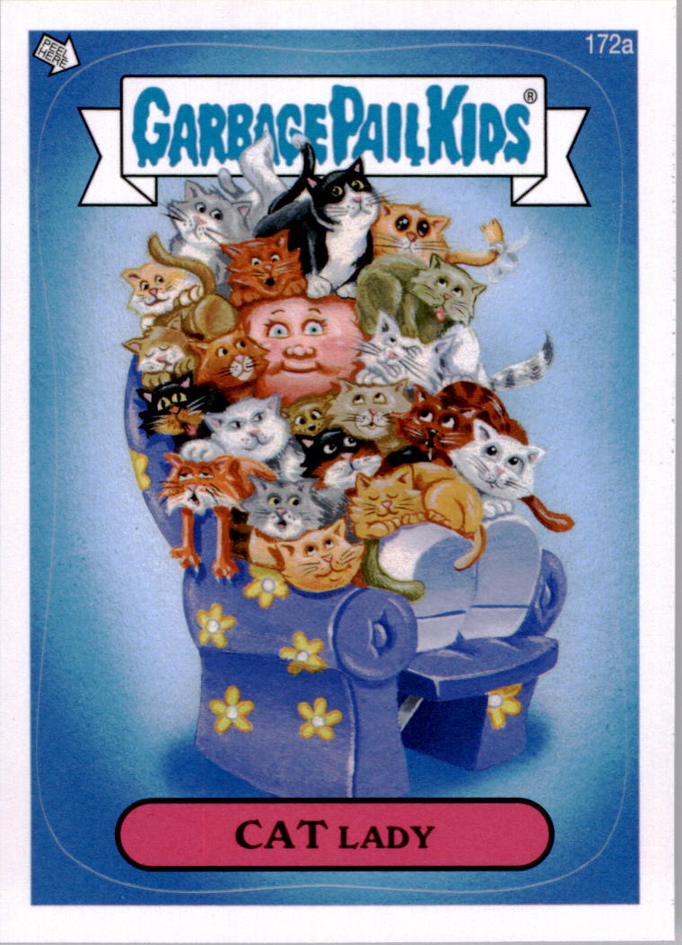 2013 Garbage Pail Kids Series Three #172a Cat Lady