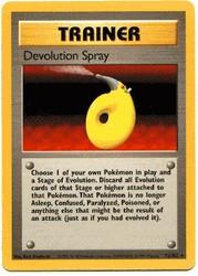 1999 Pokemon Base Unlimited #72  Devolution Spray (R)