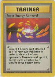 1999 Pokemon Base Unlimited #79  Super Energy Removal (R)