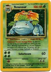 1999 Pokemon Base Unlimited #15 Venusaur (holo) (R)