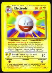 1999 Pokemon Base Unlimited #21  Electrode (R)
