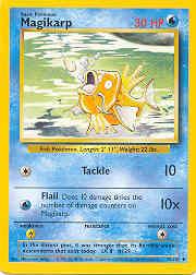 1999 Pokemon Base Unlimited #35  Magikarp (U)
