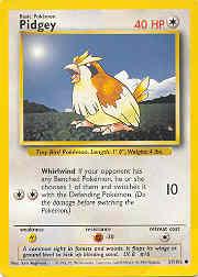 1999 Pokemon Base Unlimited #57  Pidgey (C)