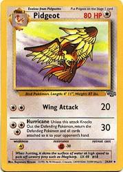1999 Pokemon Jungle Unlimited #24  Pidgeot (R)