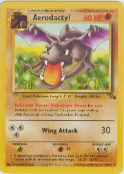 1999 Pokemon Fossil Unlimited #16  Aerodactyl (R)