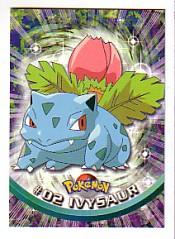 2000 Pokemon TV Animation  Topps #2  Ivysaur