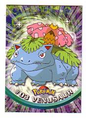 2000 Pokemon TV Animation  Topps #3  Venusaur