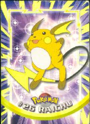 2000 Pokemon TV Animation  Topps #26  Raichu