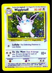 2000 Pokemon Base 2 Unlimited #19 Wigglytuff (holo) (R)