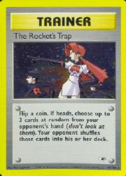 2000 Pokemon Gym Heroes Unlimited #19  The Rocket's Trap (holo) (R)
