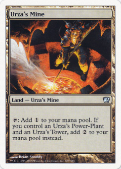 2005 Magic the Gathering 9th Edition #325  Urza's Mine U :L:
