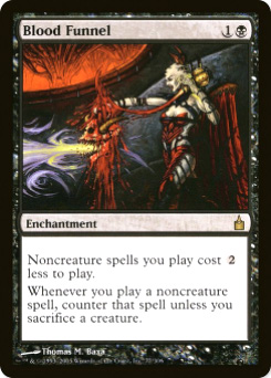 2005 Magic the Gathering Ravnica: City of Guilds #11  Blood Funnel R :K: