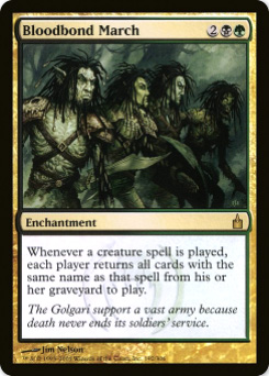 2005 Magic the Gathering Ravnica: City of Guilds #12  Bloodbond March R :D: