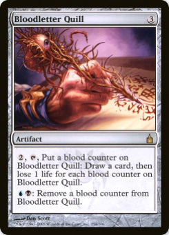 2005 Magic the Gathering Ravnica: City of Guilds #13  Bloodletter Quill R :A: