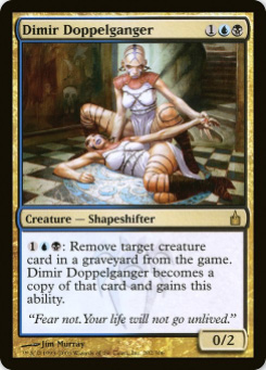 2005 Magic the Gathering Ravnica: City of Guilds #59  Dimir Doppelganger R :D: