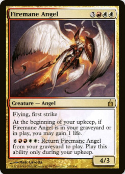 2005 Magic the Gathering Ravnica: City of Guilds #88  Firemane Angel R :D:
