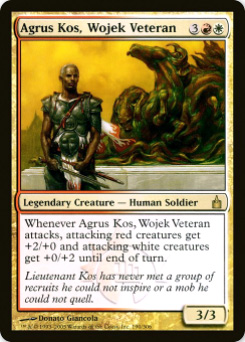 2005 Magic the Gathering Ravnica: City of Guilds #1  Agrus Kos, WojekVeteran R :D: