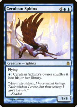 2005 Magic the Gathering Ravnica: City of Guilds #29  Cerulean Sphinx R :B: