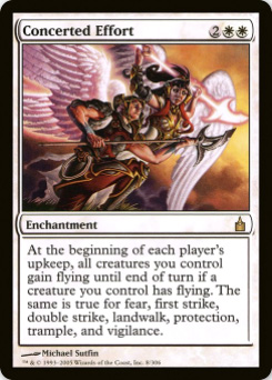 2005 Magic the Gathering Ravnica: City of Guilds #42  Concerted Effort R :W: