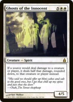 2005 Magic the Gathering Ravnica: City of Guilds #103  Ghosts of the Innocent R :W: