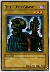 2002 Yu-Gi-Oh Legend of Blue Eyes White Dragon 1st Edition #LOB-14  The 13th Grave