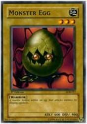 2002 Yu-Gi-Oh Legend of Blue Eyes White Dragon 1st Edition #LOB-17  Monster Egg