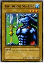 2002 Yu-Gi-Oh Legend of Blue Eyes White Dragon 1st Edition #LOB-33  The Furious Sea King