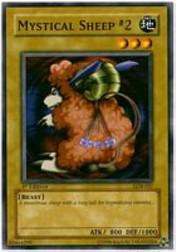 2002 Yu-Gi-Oh Legend of Blue Eyes White Dragon 1st Edition #LOB-37  Mystical Sheep #2