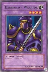 2002 Yu-Gi-Oh Legend of Blue Eyes White Dragon Unlimited #LOB-67  Karbonala Warrior (R)