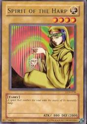 2002 Yu-Gi-Oh Legend of Blue Eyes White Dragon Unlimited #LOB-78  Spirit of the Harp (R)