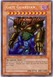 2002 Yu-Gi-Oh Metal Raiders Unlimited #MRD-0 Gate Guardian (SCR)