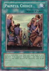 2002 Yu-Gi-Oh Magic Ruler Unlimited #MRL-49  Painful Choice (SR)